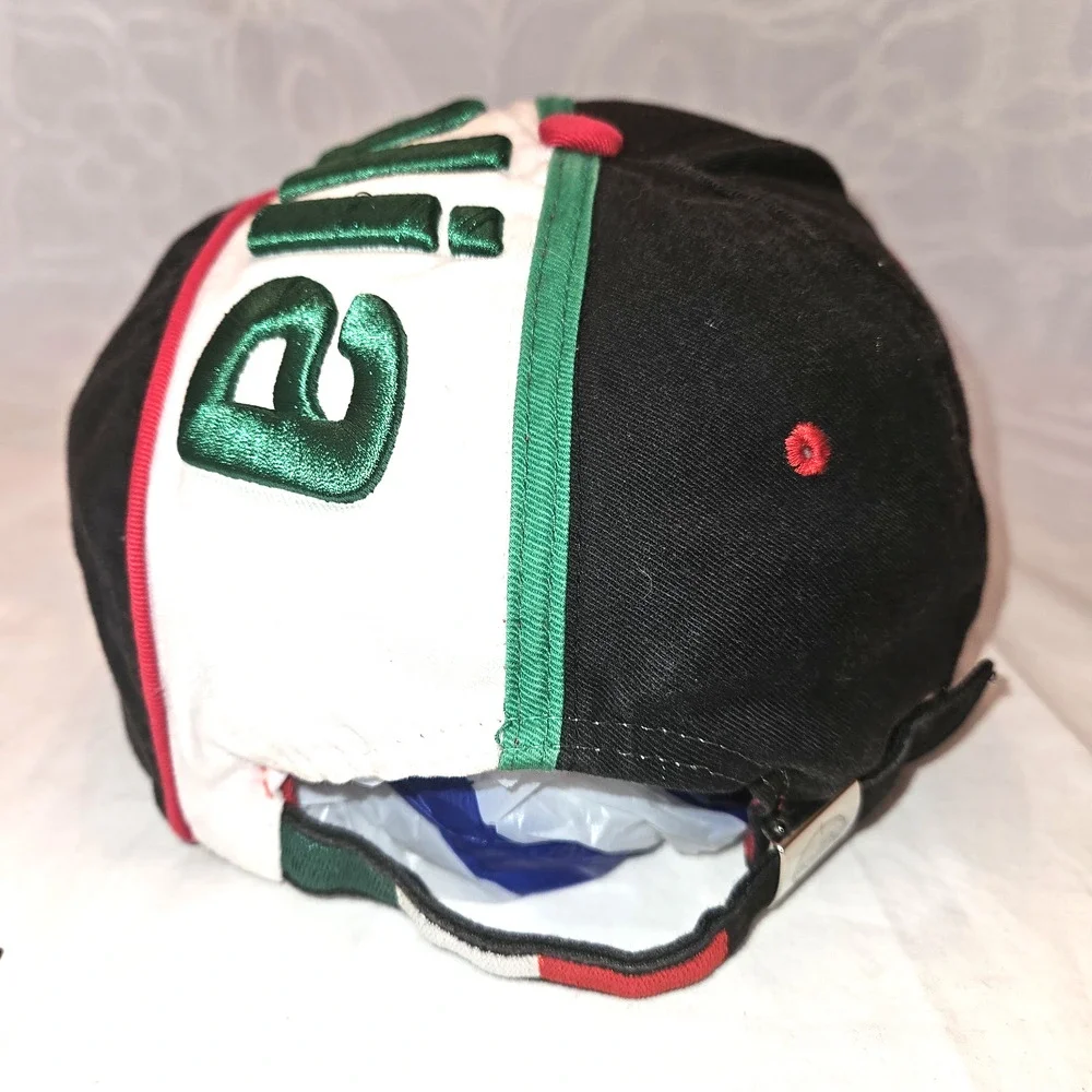 Aprilia Alitalia Racing Team Cap Hat MotoGP Italian Flag Colors Y2K Adjustable